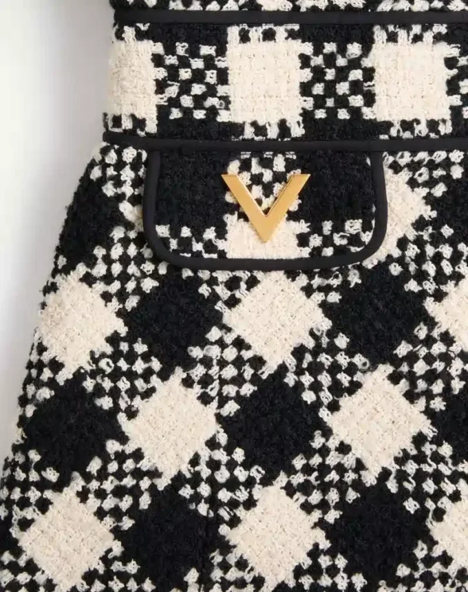 Rochie Damier Tweed Rochie Damier Tweed