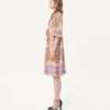 Rochie din georgette lurex cu imprimeu Voyage Imaginaire Rochie din georgette lurex cu imprimeu Voyage Imaginaire