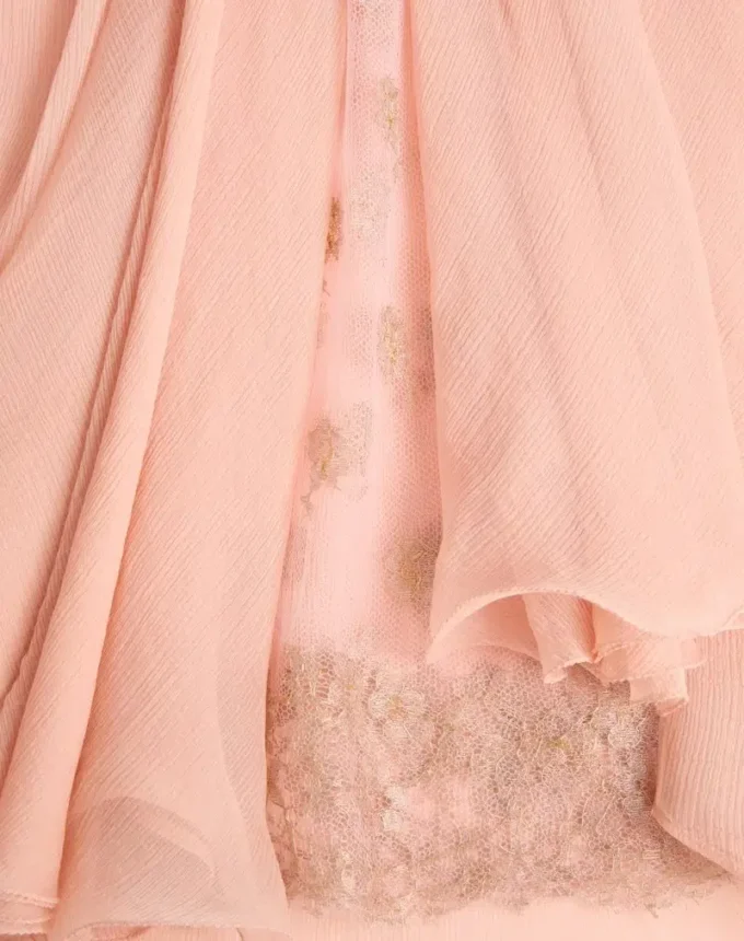 Rochie din șifon creponat Rochie din șifon creponat
