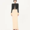 Rochie lungă Cady Couture cu pene Rochie lungă Cady Couture cu pene