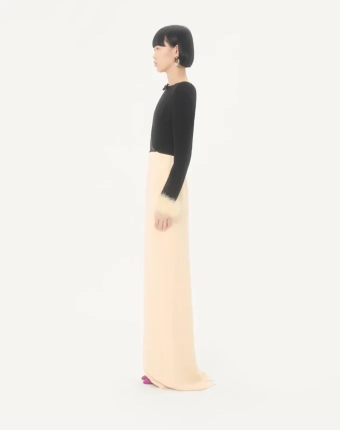 Rochie lungă Cady Couture cu pene Rochie lungă Cady Couture cu pene