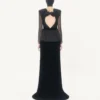 Rochie lungă din catifea Sablé Rochie lungă din catifea Sablé