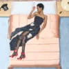 Rochie lungă din crep de Chine jacquard Apres L’Hiver Lilium Rochie lungă din crep de Chine jacquard Apres L’Hiver Lilium