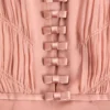 Rochie lungă din georgette deschisă Rochie lungă din georgette deschisă