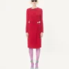 Rochie midi Cady Couture brodată Rochie midi Cady Couture brodată