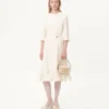 Rochie midi din crep couture Rochie midi din crep couture
