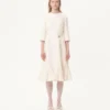 Rochie midi din crep couture Rochie midi din crep couture