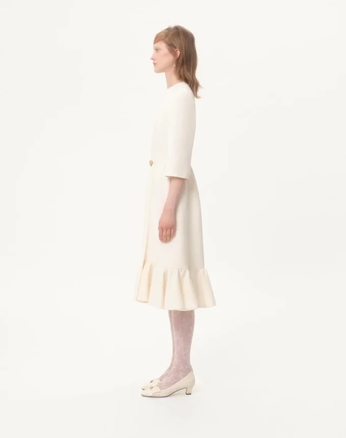 Rochie midi din crep couture Rochie midi din crep couture