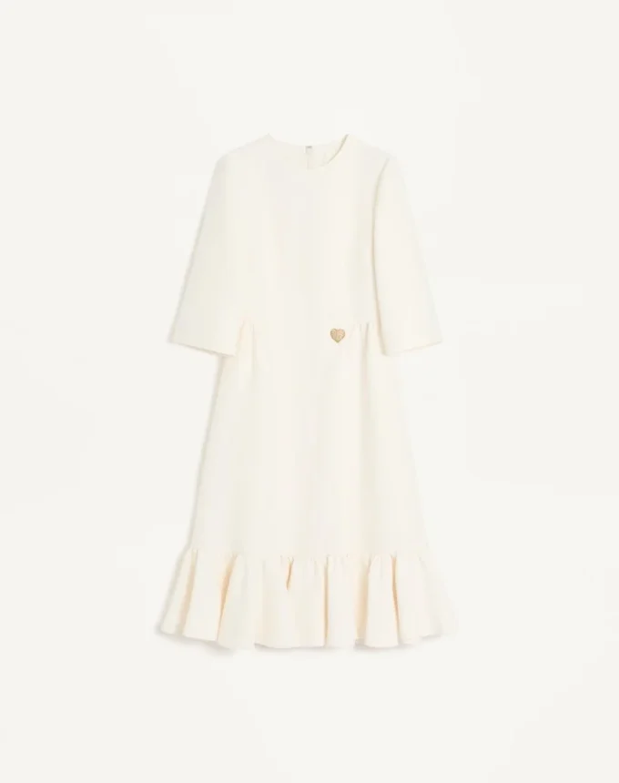 Rochie midi din crep couture Rochie midi din crep couture