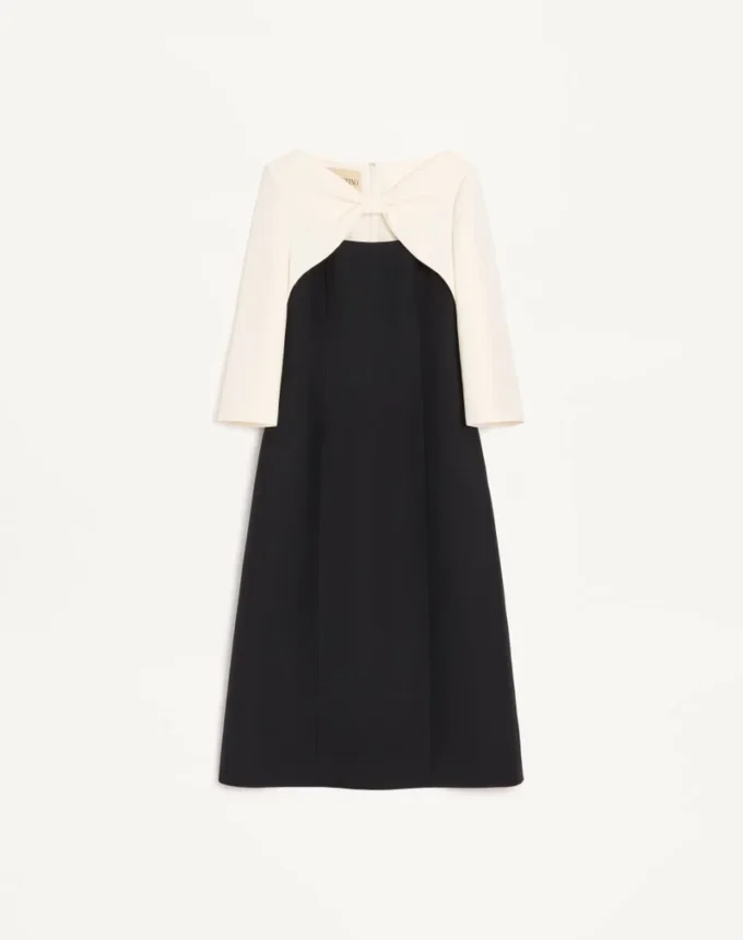 Rochie midi din crep couture Rochie midi din crep couture