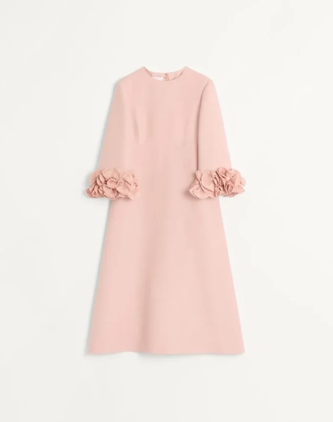 Rochie midi din crep couture Rochie midi din crep couture