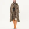 Rochie midi din crep de Chine cu imprimeu Petit Charles Rochie midi din crep de Chine cu imprimeu Petit Charles