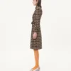 Rochie midi din crep de Chine cu imprimeu Petit Charles Rochie midi din crep de Chine cu imprimeu Petit Charles