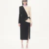 Rochie midi din crep de lână Rochie midi din crep de lână