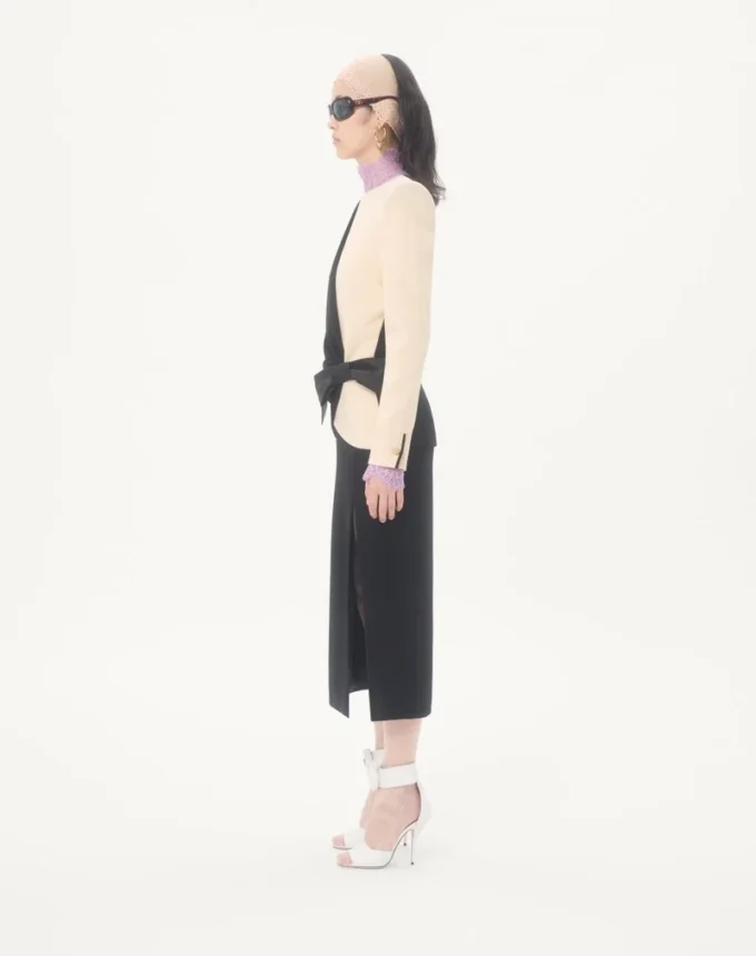 Rochie midi din crep de lână Rochie midi din crep de lână