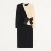 Rochie midi din crep de lână Rochie midi din crep de lână