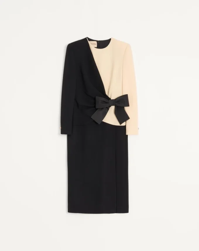 Rochie midi din crep de lână Rochie midi din crep de lână
