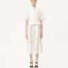Rochie midi din muselină de bumbac Rochie midi din muselină de bumbac