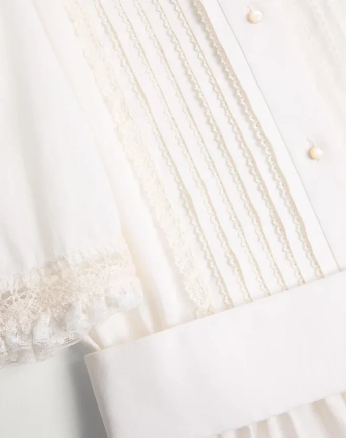 Rochie midi din muselină de bumbac Rochie midi din muselină de bumbac