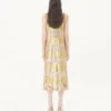 Rochie midi din tul brodat Illusione Rochie midi din tul brodat Illusione