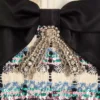 ROCHIE SCURTĂ BRODATĂ CU PAILLETTES DIN TWEED ROCHIE SCURTĂ BRODATĂ CU PAILLETTES DIN TWEED