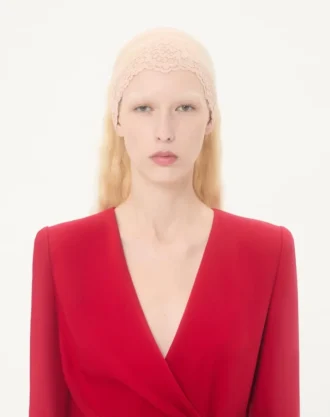 Rochie scurtă Cady Couture cu fundă din faille