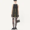 Rochie scurtă din crep brodat Couture Rochie scurtă din crep brodat Couture