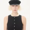 Rochie scurtă din crep brodat Couture Rochie scurtă din crep brodat Couture