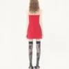 Rochie scurtă din crep brodat Couture Rochie scurtă din crep brodat Couture