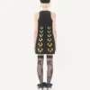 Rochie scurtă din crep brodat Couture Rochie scurtă din crep brodat Couture