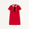 Rochie scurtă din crep brodat Couture Rochie scurtă din crep brodat Couture