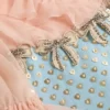 Rochie scurtă din crep brodat Couture Rochie scurtă din crep brodat Couture