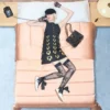 Rochie scurtă din crep brodat Couture Rochie scurtă din crep brodat Couture
