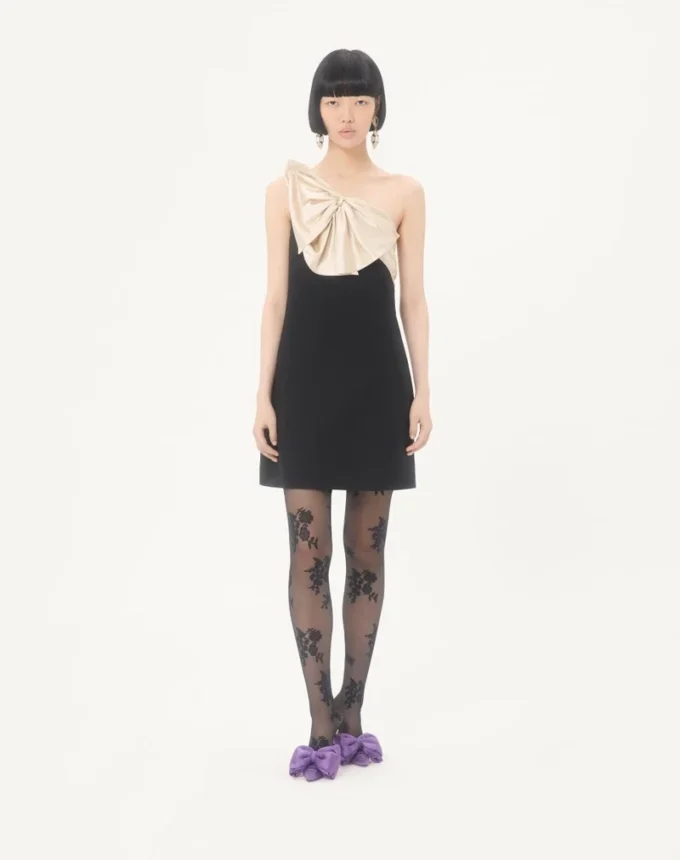 Rochie scurtă din crep couture Rochie scurtă din crep couture