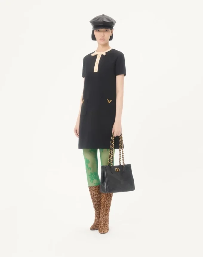 Rochie scurtă din crep couture Rochie scurtă din crep couture