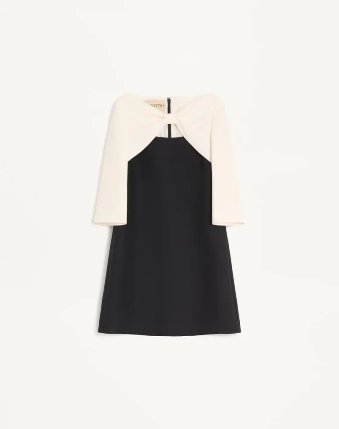 Rochie scurtă din crep couture Rochie scurtă din crep couture