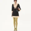 Rochie scurtă din crep couture Rochie scurtă din crep couture