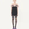 Rochie scurtă din crep couture Rochie scurtă din crep couture