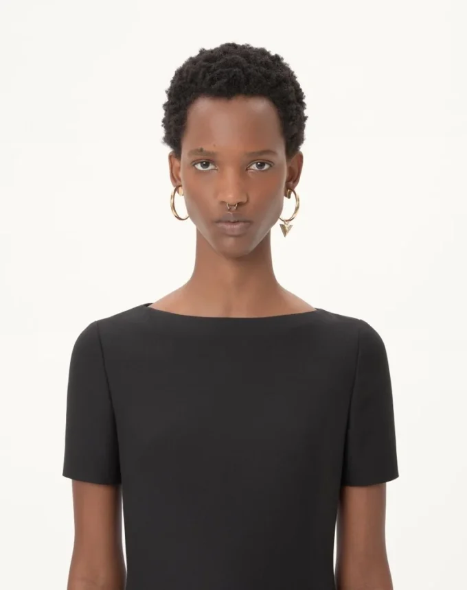 Rochie scurtă din crep couture Rochie scurtă din crep couture