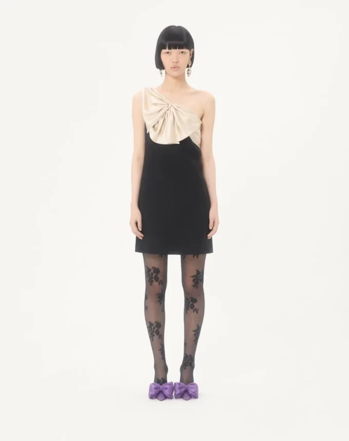 Rochie scurtă din crep couture Rochie scurtă din crep couture