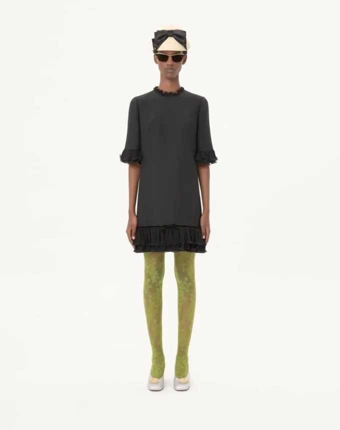 Rochie scurtă din crep couture Rochie scurtă din crep couture