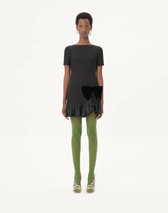 Rochie scurtă din crep couture Rochie scurtă din crep couture