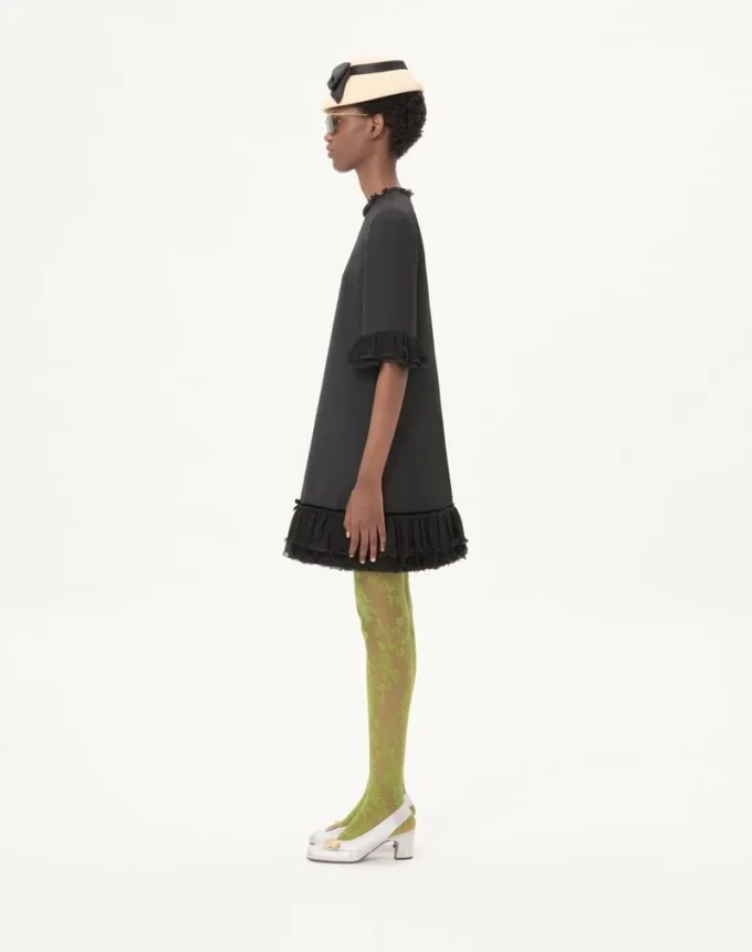 Rochie scurtă din crep couture Rochie scurtă din crep couture