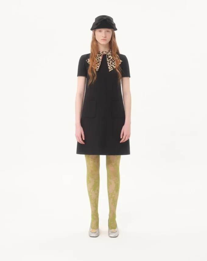 Rochie scurtă din crep couture Rochie scurtă din crep couture