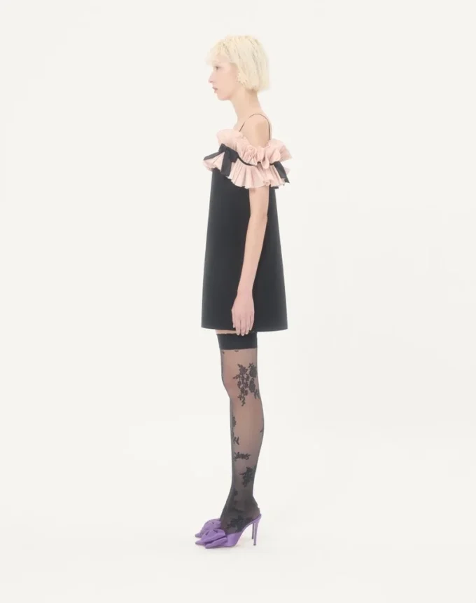 Rochie scurtă din crep couture Rochie scurtă din crep couture