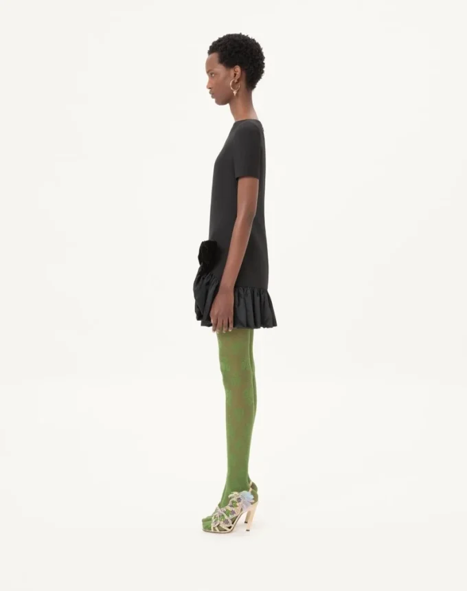 Rochie scurtă din crep couture Rochie scurtă din crep couture