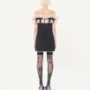 Rochie scurtă din crep couture Rochie scurtă din crep couture