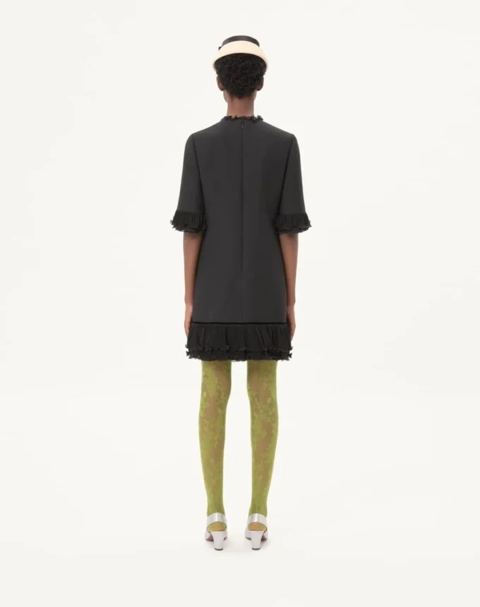 Rochie scurtă din crep couture Rochie scurtă din crep couture