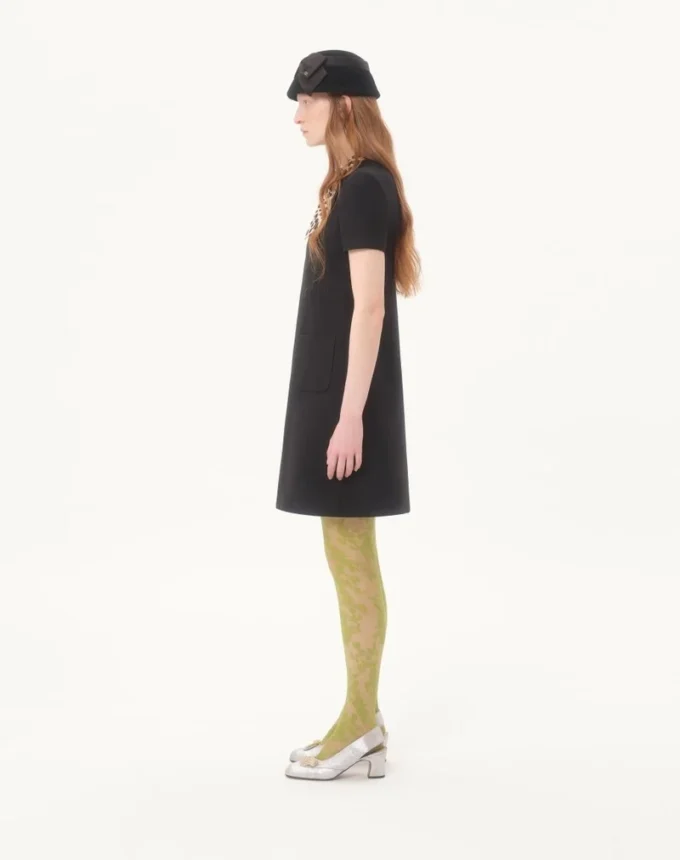 Rochie scurtă din crep couture Rochie scurtă din crep couture