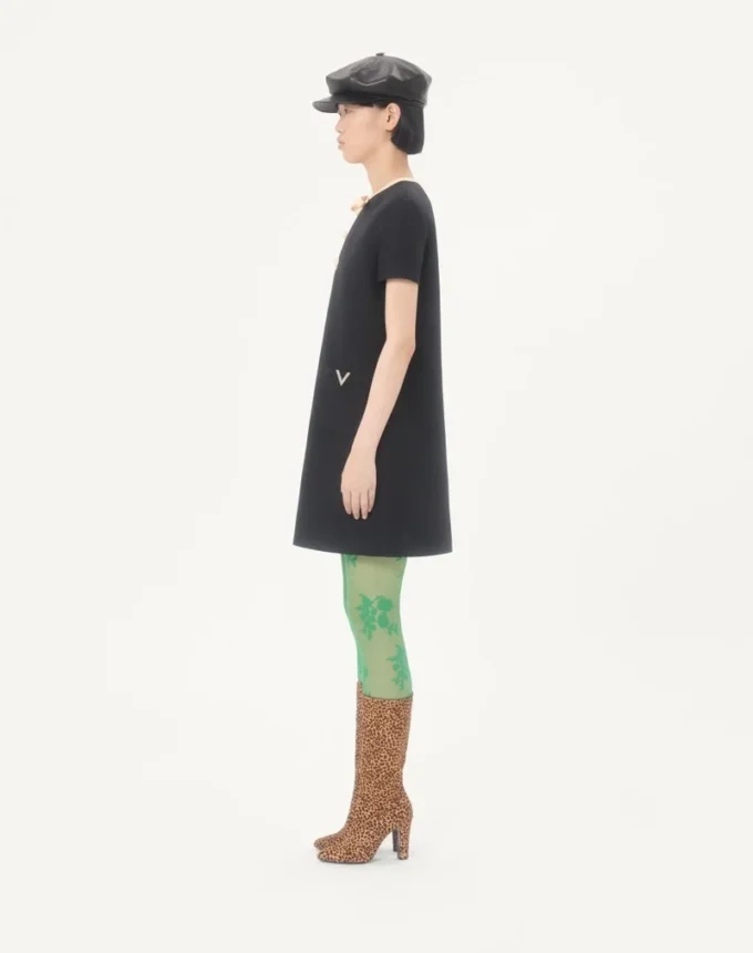 Rochie scurtă din crep couture Rochie scurtă din crep couture